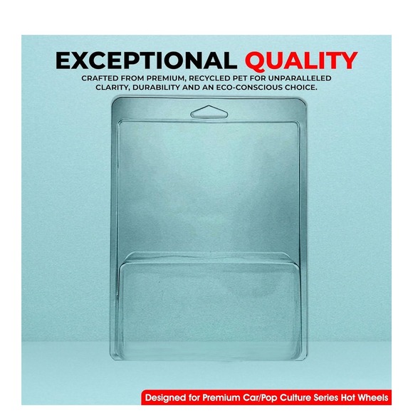 25 Pk Protector Cases For Hot Wheels Premium Retro Entertainment Pop Car Culture - Picture 3 of 6